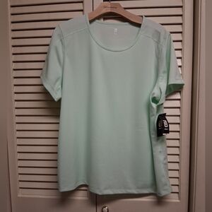 Ideology Light Green Short Sleeve Top